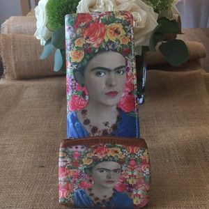 COPY - Set of 2 Frida multicolor wallet/coin purse